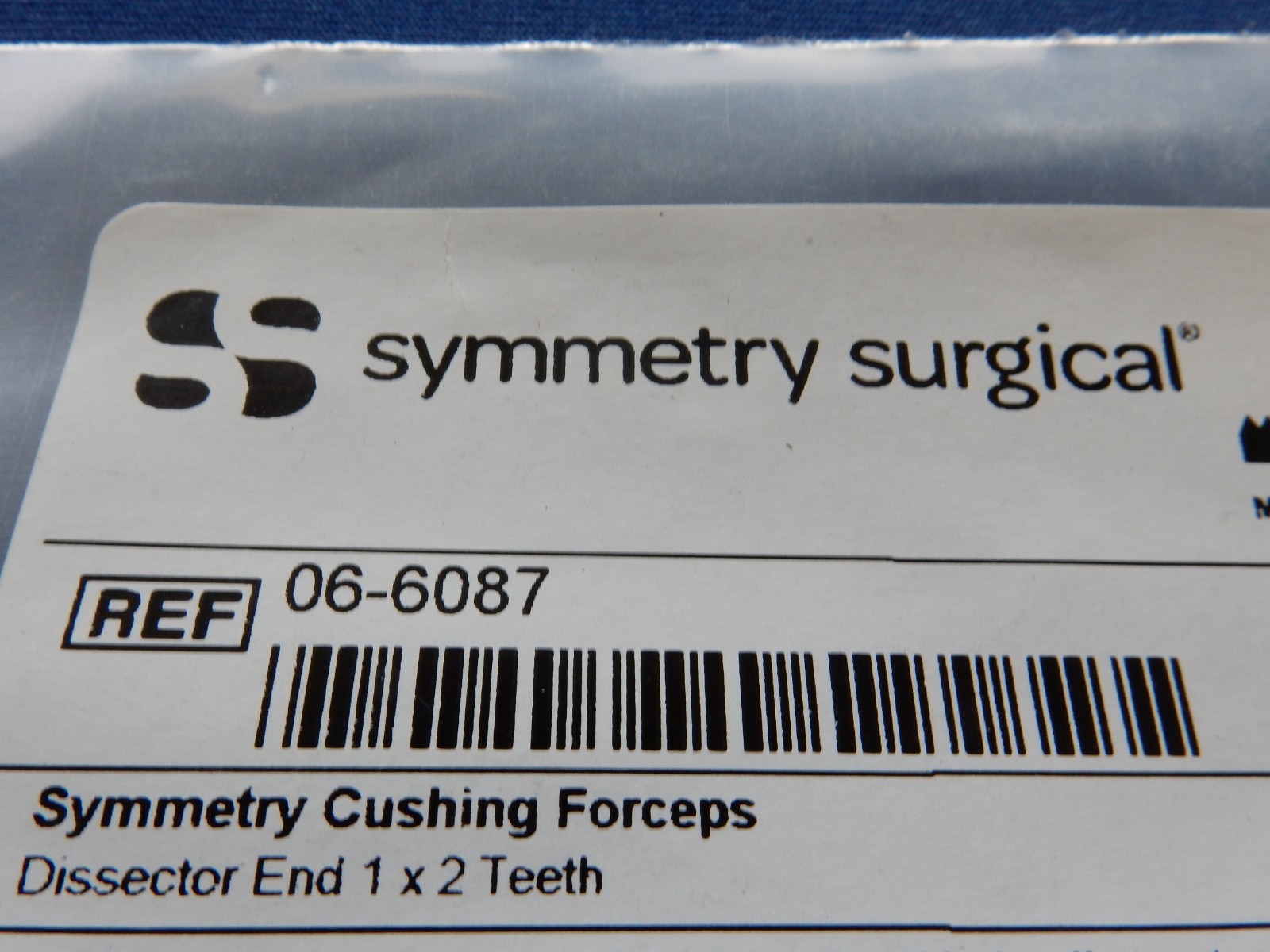 Symmetry 06-6087 Cushing Forceps 1×2 Teeth 6-3/4″ – NEW