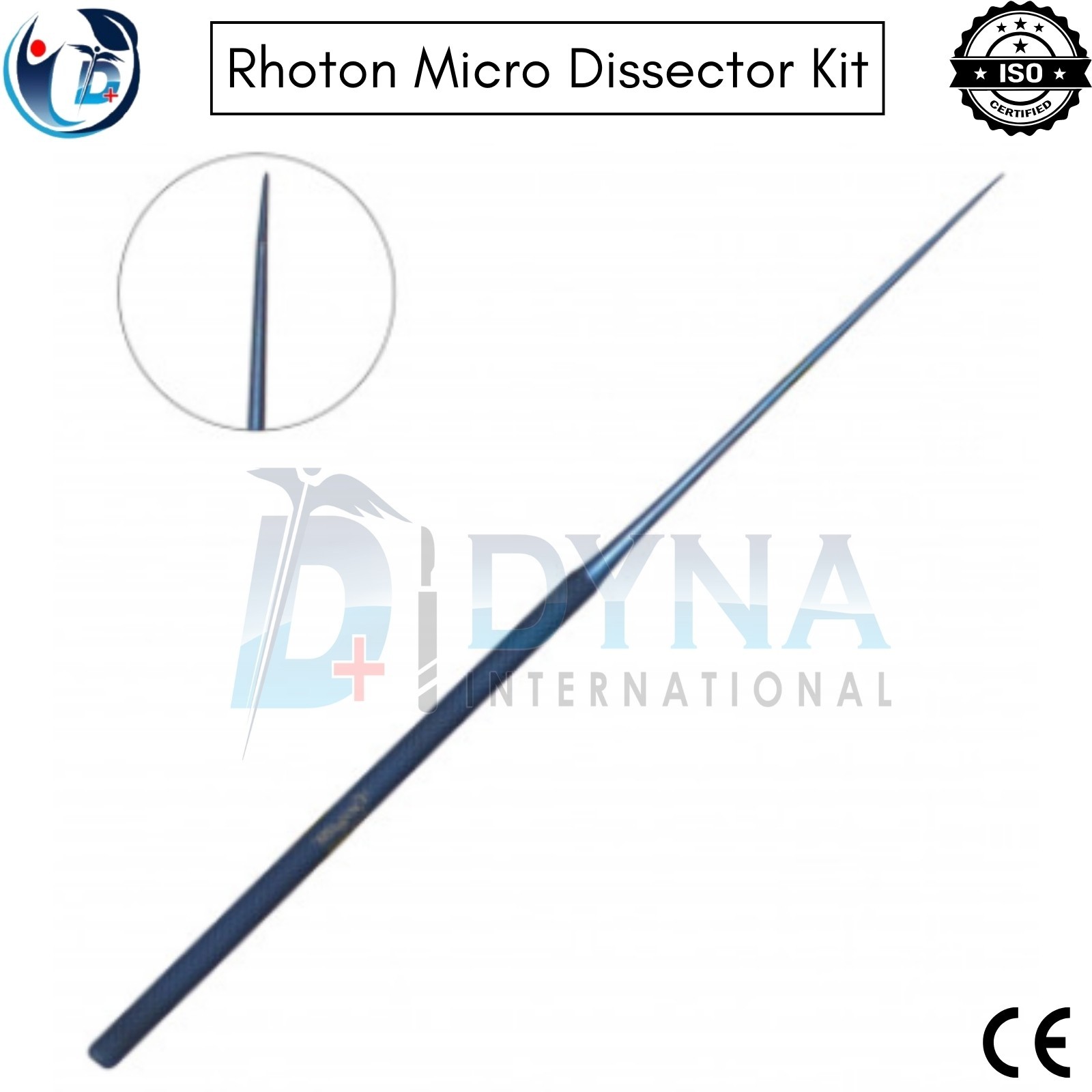Rhoton Micro Dissector Expanded 19 Pc Set Stainless Steel With Premium Mesh Box