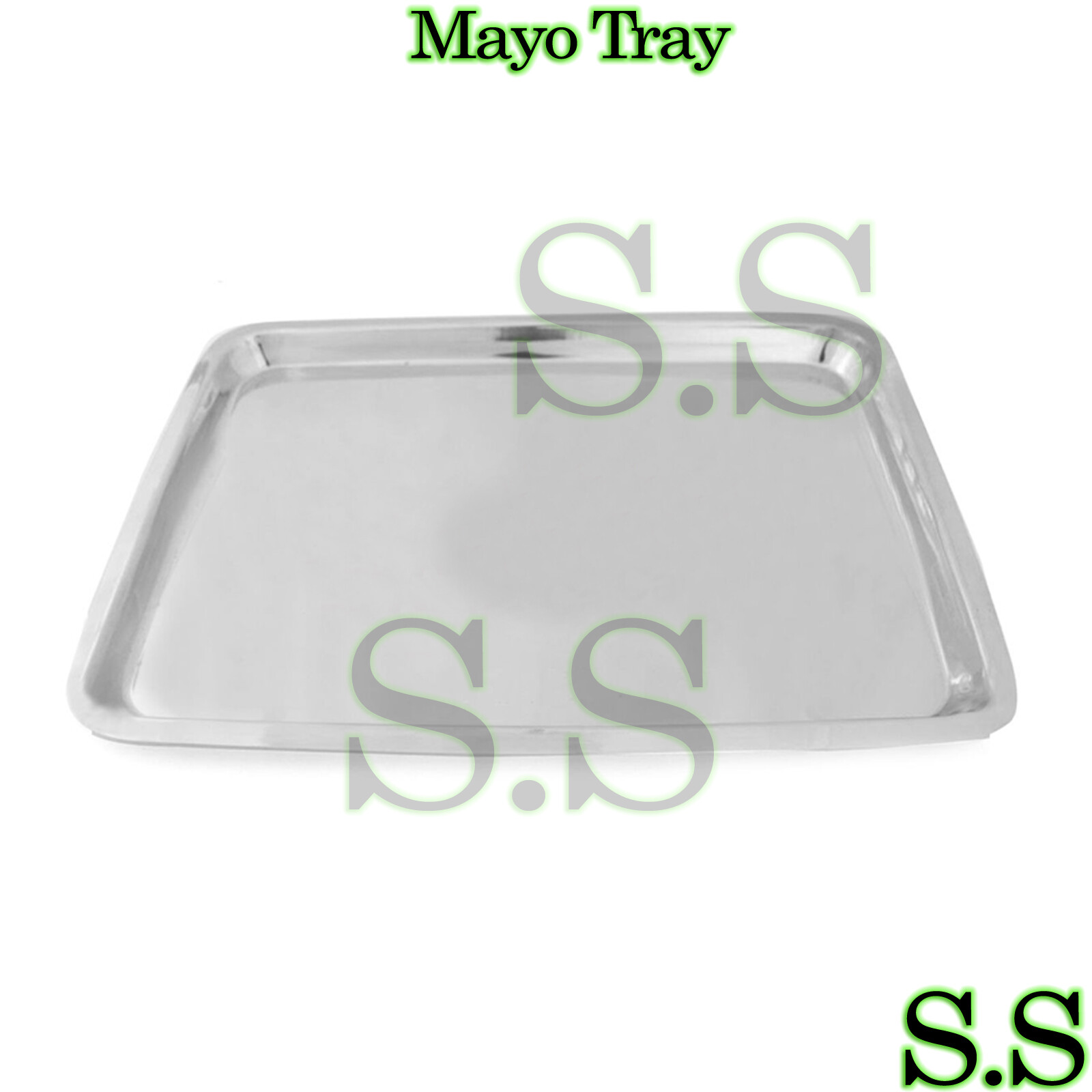 Mayo Tray 10.75″ X 14.50″ X .75″ Surgical Instruments Non Perforated Dental