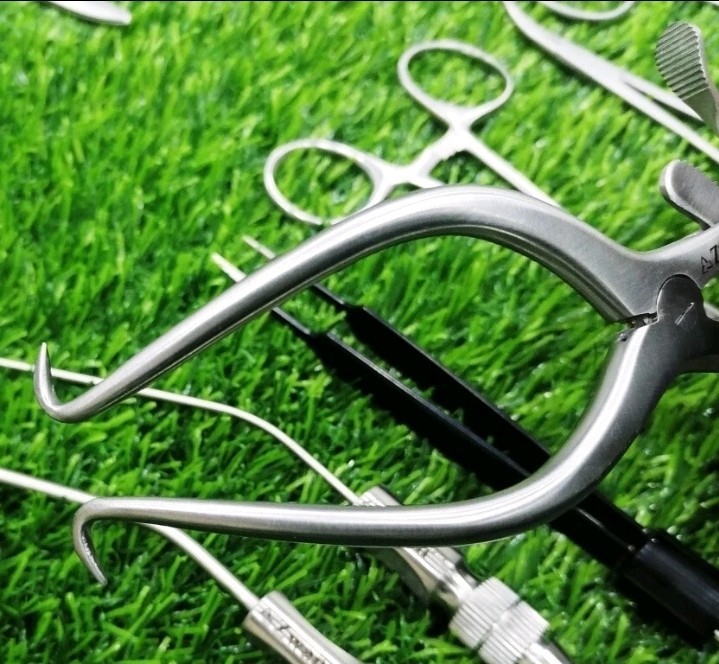 Dental Surgical Instruments Kit Stainless Steel Extraction Forceps Scissors Set