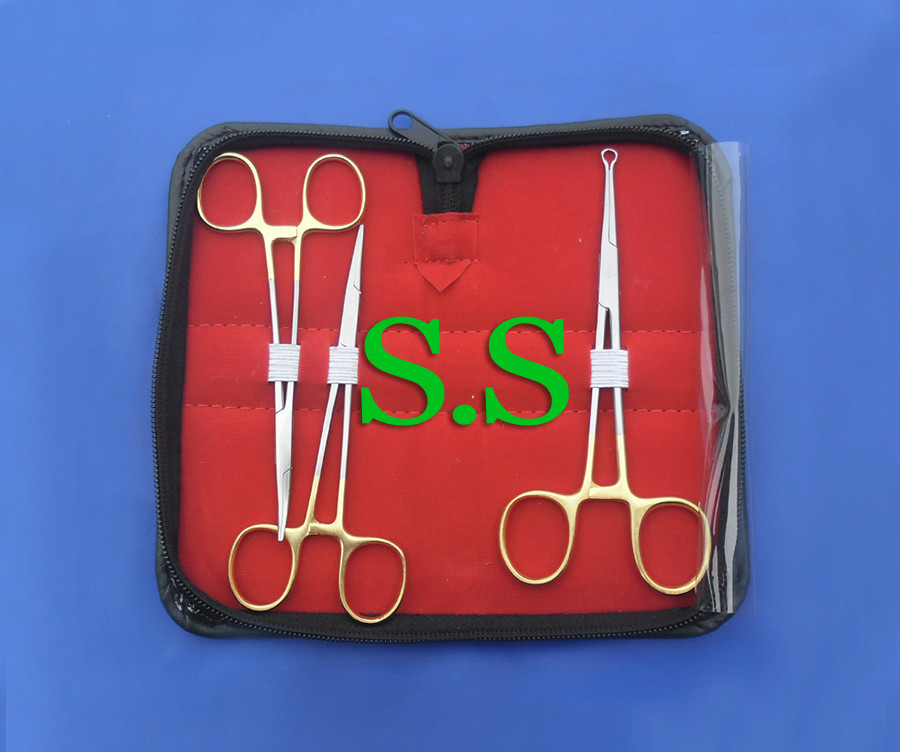 3 Pieces Sutureless Vasectomy Surgery Kit Surgical Instruments