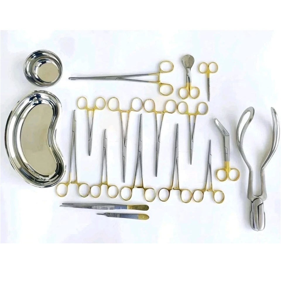 Delivery Set 16 Pcs GYN Surgical Instruments
