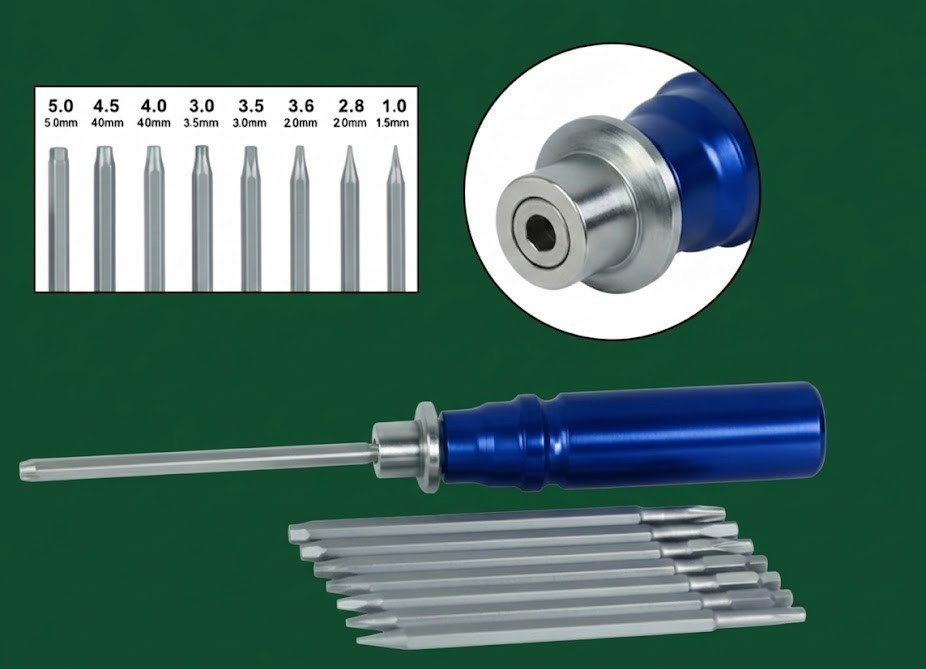 Orthopedic Bone Screwdriver set With Quick Coupling Handle Surgical Instruments