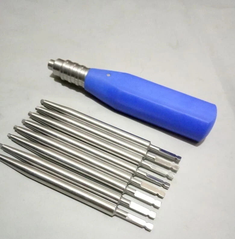 Orthopedic Bone Screw Driver With Quick Coupling Veterinary Instrument set 9 PCs