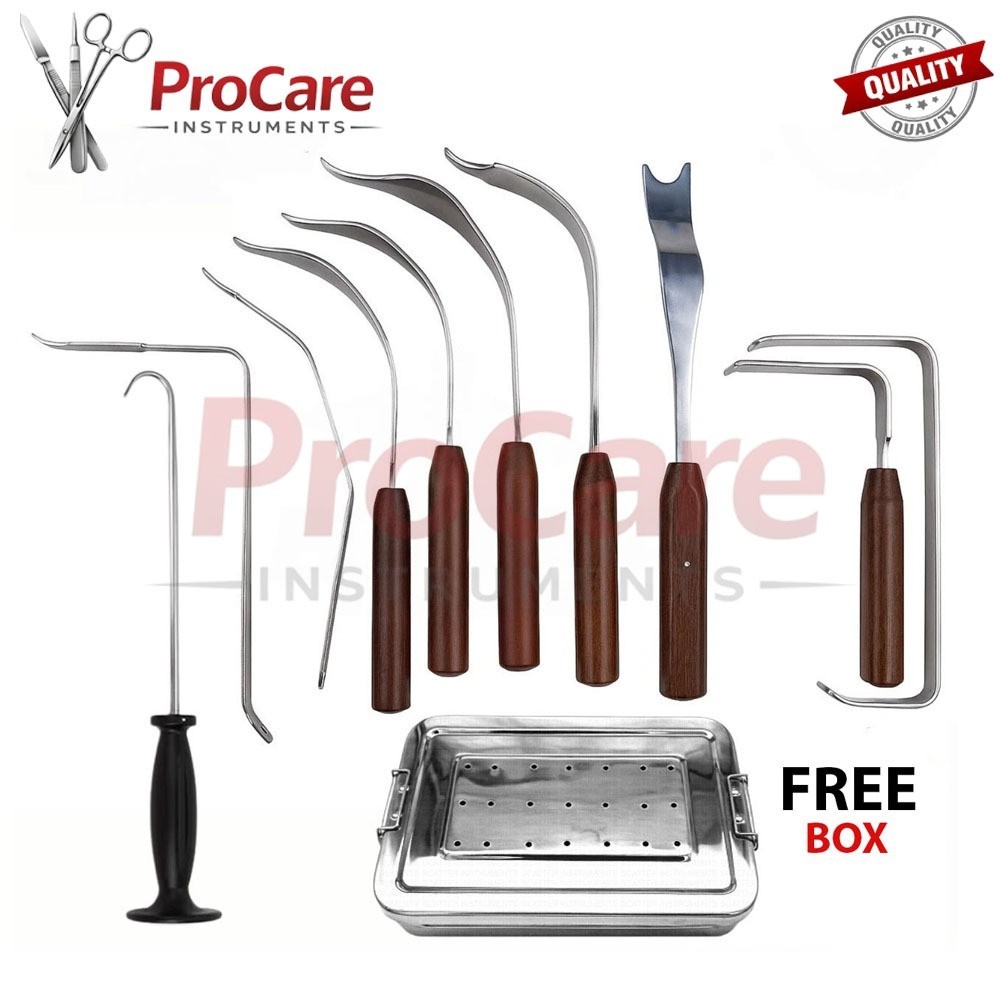 Hip Retractors Arthroplasty Orthopedic Surgery Instruments Set High Quality