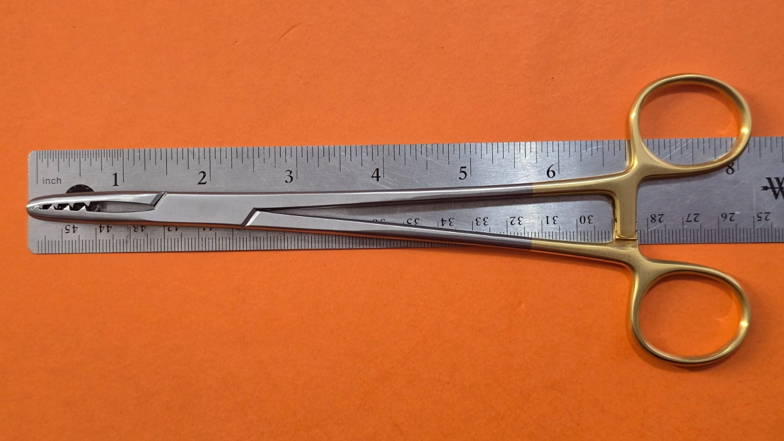 Turtle Surgical Martin Cartilage Holding Forceps 8″ Curved Jaw w- Ratchet