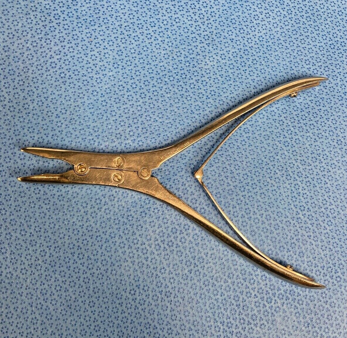Weck Pilling Curved 3mm Jaw Double Action Ruskin Bone Rongeur Orthopedic