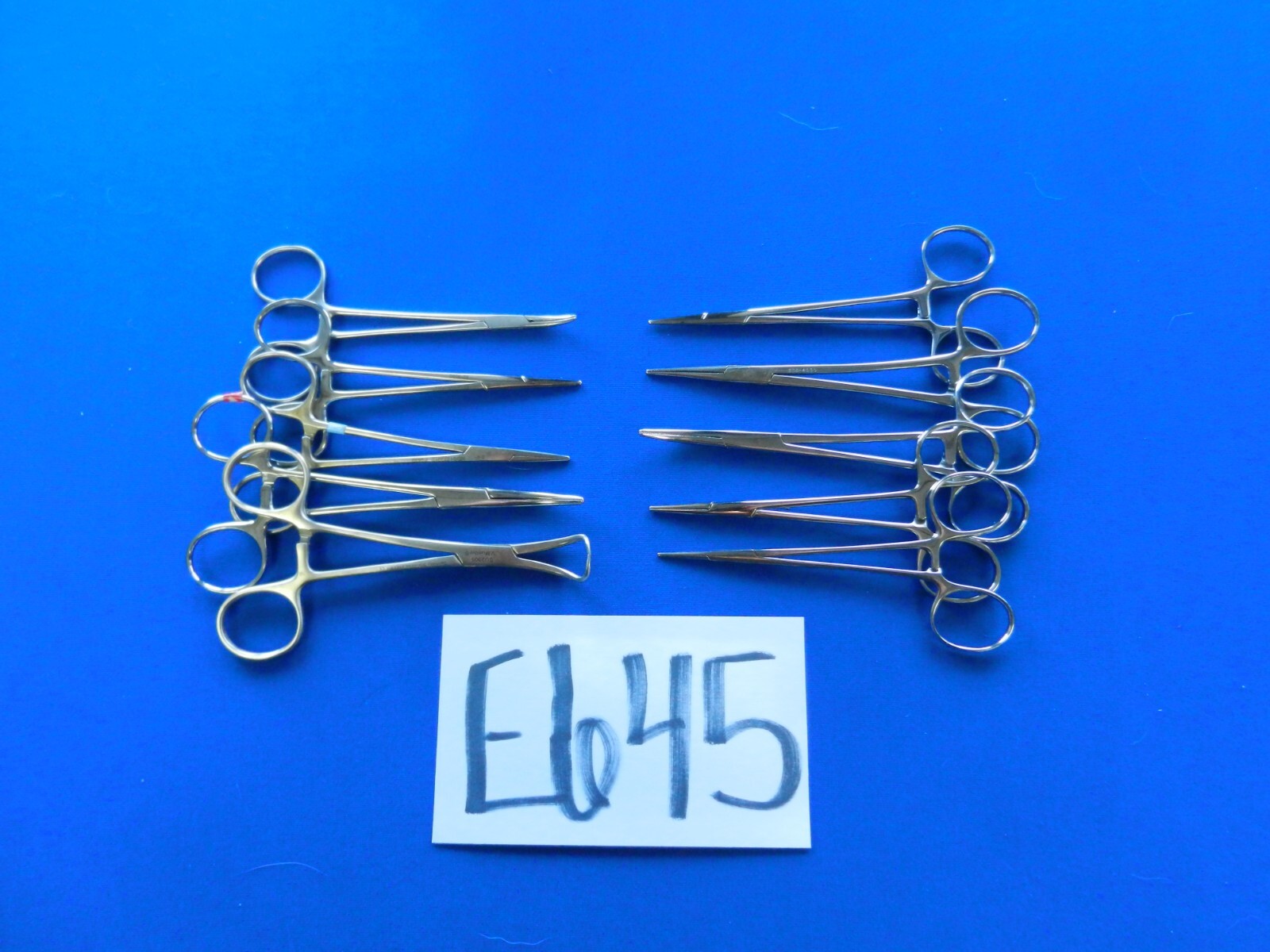 E645 V. Mueller Symmetry Codman Lot of 10 Forceps 12-14cm Overall Length