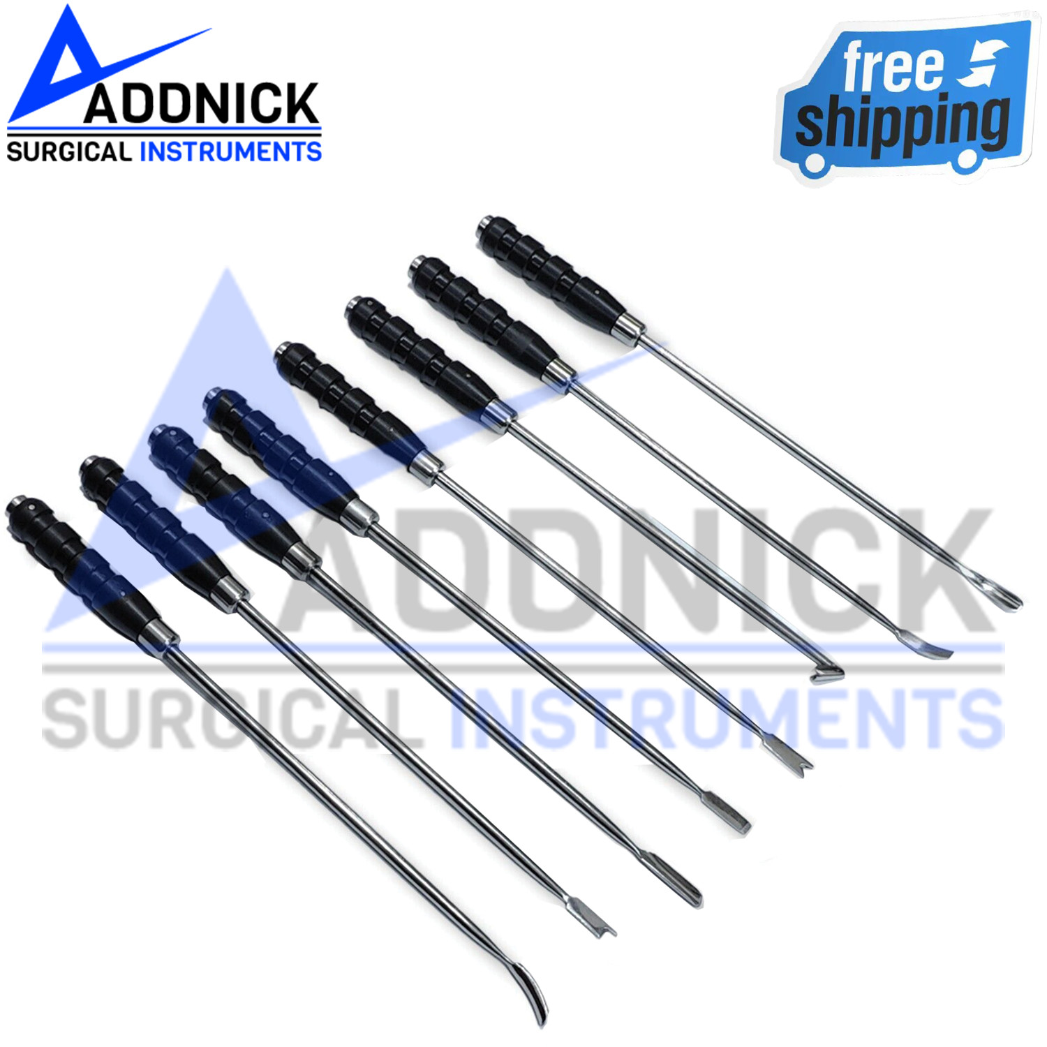 Cement Retractor Hip Surgery Set of 8 Pieces Orthopedic Surgical Instrument