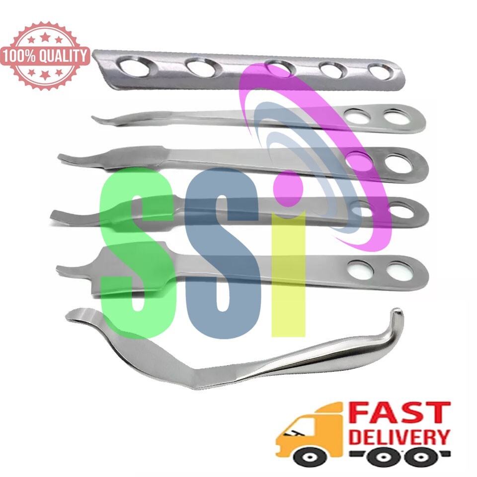 Bennett Bone Lever 45mm x24cm/Bone Lever Set of 4 Hohmann/ONE THIRD TUBULAR PLAT