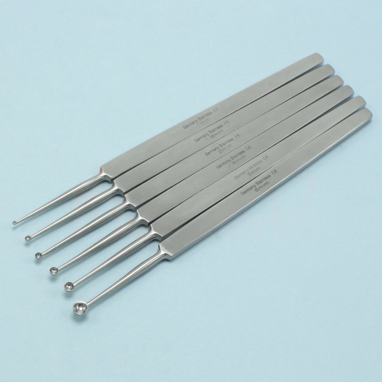 OR Grade Meyhoefer Chalazion Curette 1mm 1.8mm 2mm 2.5mm 3mm 5mm Ohpthalmic ENT
