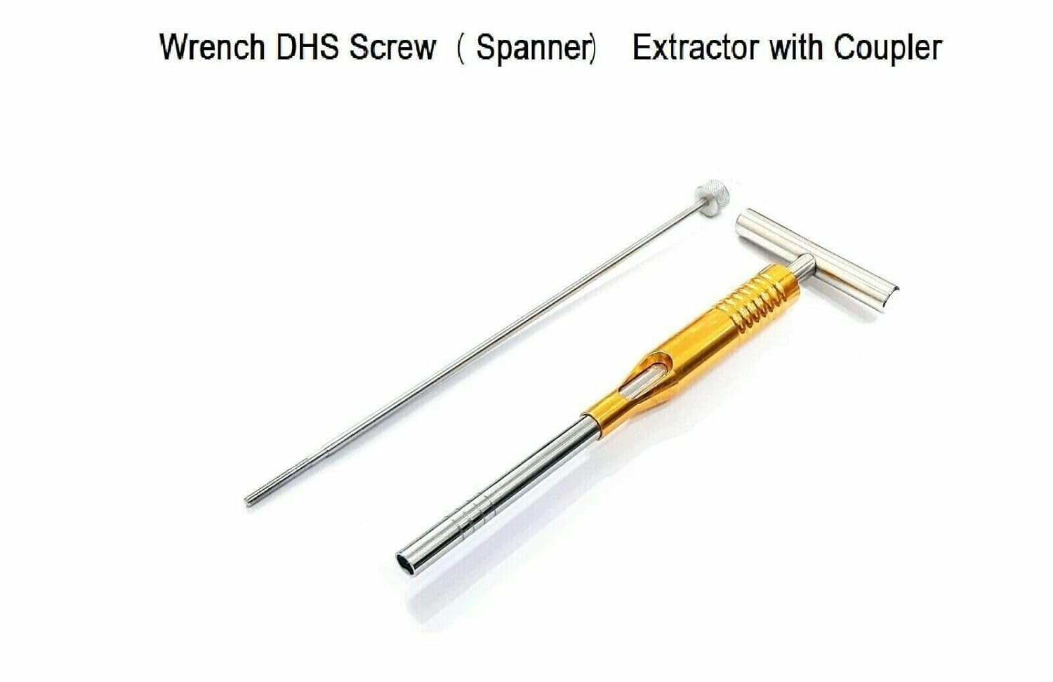 Orthopedic Wrench DHS Screw Spanner Extractor with Coupler veterinary Instrument