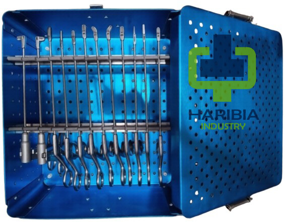 Arthroscopy Forceps Knee Set of 12 Pcs With Sterilization Aluminum Box
