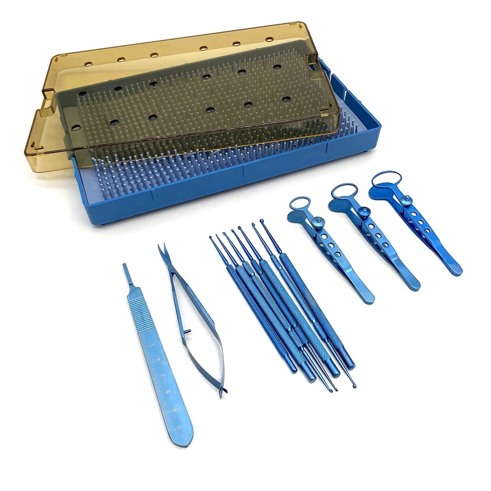 New Chalazion Curette Set Titanium Ophthalmic Surgery Instrument Kit