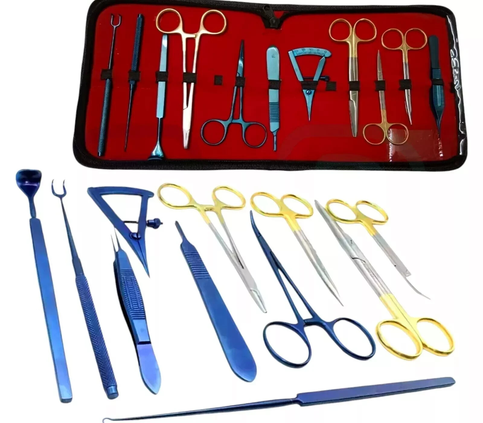 Blepharoplasty Kit,Plastic Surgery High Quality Instruments Kit Set of 11 PCS