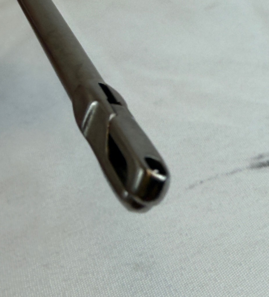 Shutt Linvatec Concept 18.10016 Suture Punch Straight 2.5mm Needle Arthroscopy