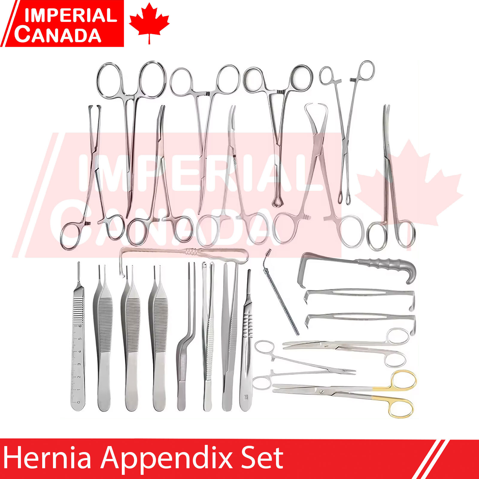 Hernia Appendix Set of 61 Pieces Major Ventral Appendectomy Surgery Set