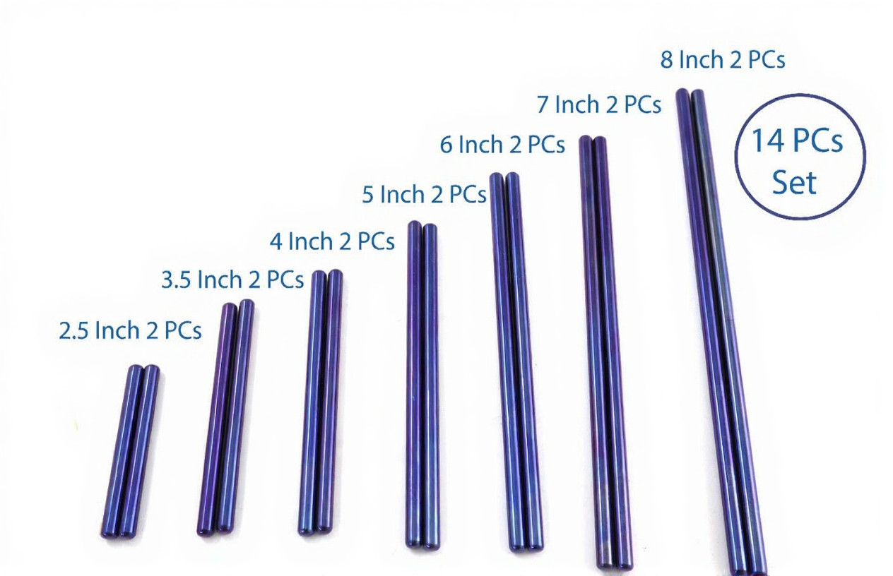 Rod 6.0mm Posterior Spine Pedicle screw Titanium 14 PCs Set