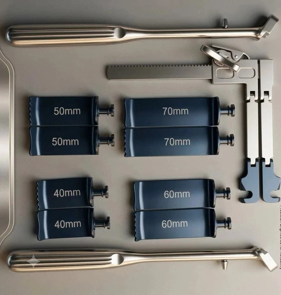 McCulloch Style Spinal Lumbar Retractor Set 11 Pc Orthopedic Spine Surgery