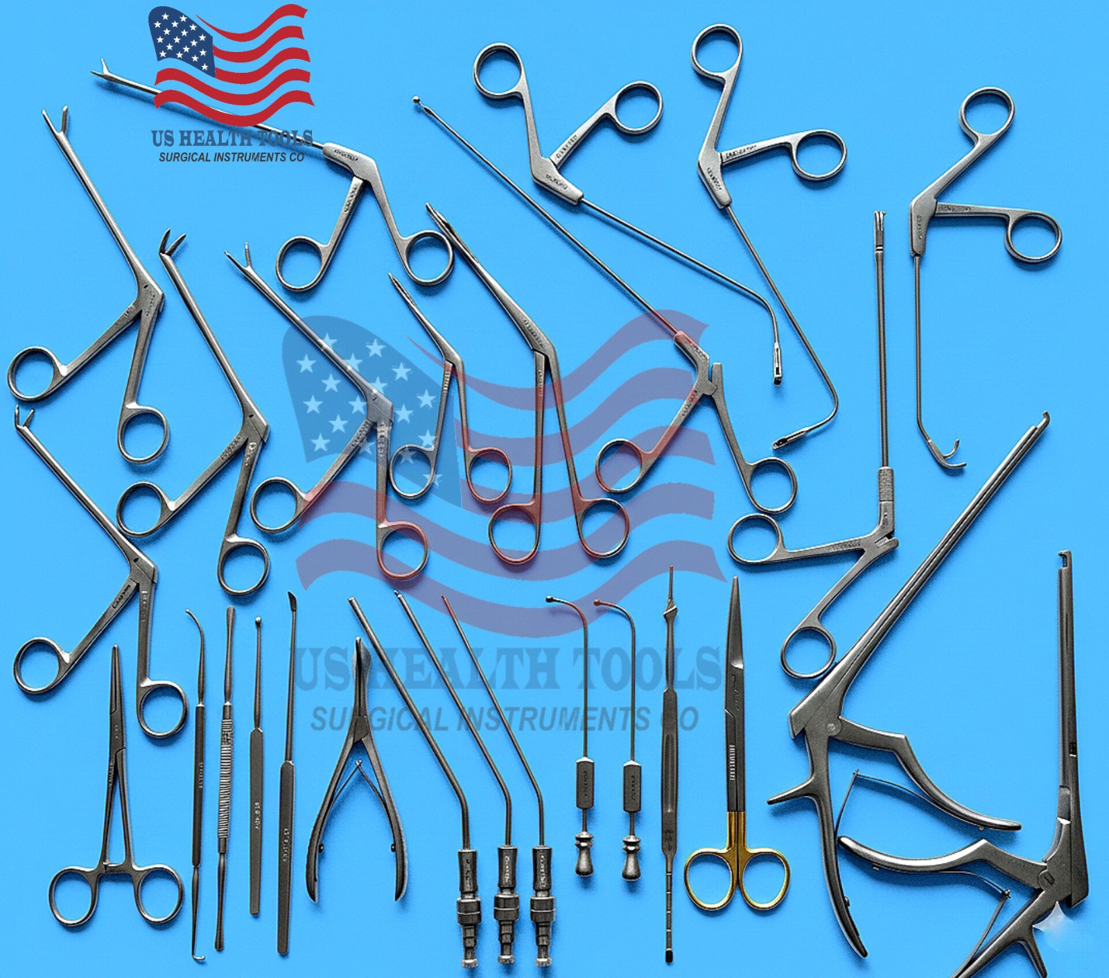 FESS Instruments Set w/ Box – Sinus Surgery ENT Instruments German Steel
