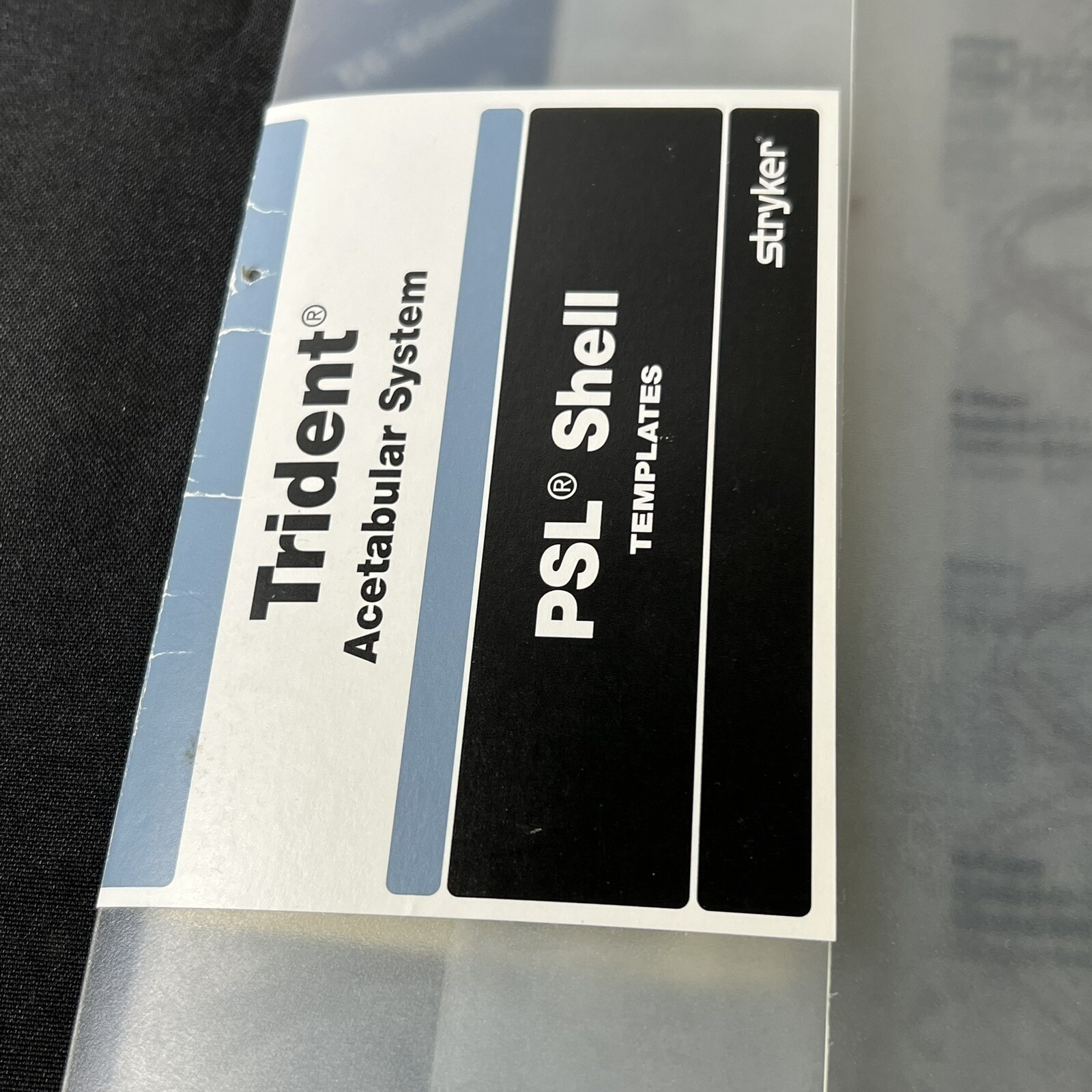 New STRYKER Trident Acetabular PSL SHELL Templates